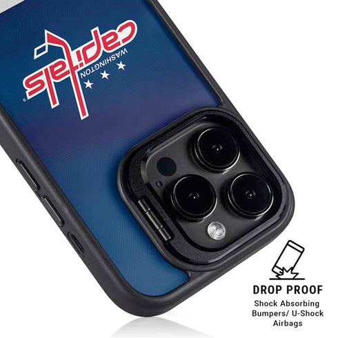 NHL Washington Capitals Jersey iPhone 15 Pro Kickstand Case